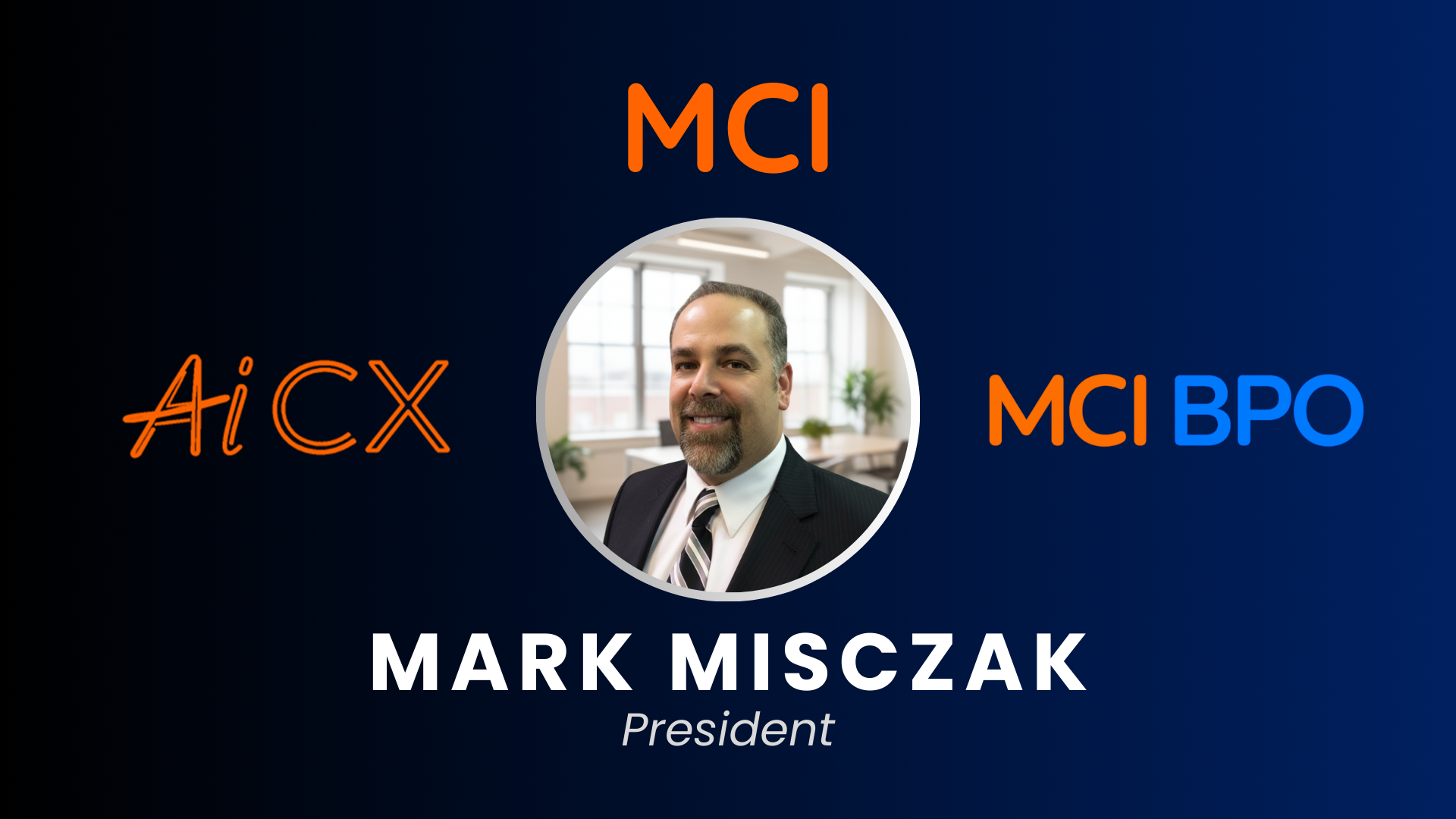 MCI TAPS FEMA/DHS VETERAN GOV CON EXECUTIVE MARK MISCZAK AS PRESIDENT